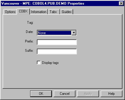 The new COBX page